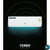کولر گازی اسپلیت دیواری 12000 توربو مدل 12TBINV