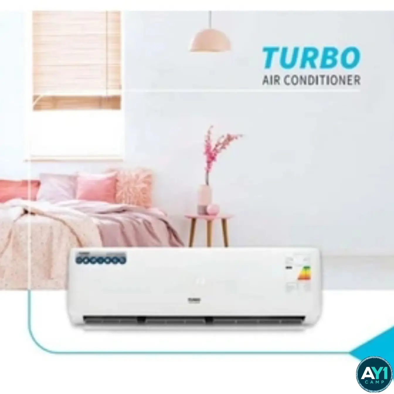 کولر گازی اسپلیت دیواری 12000 توربو مدل 12TBINV