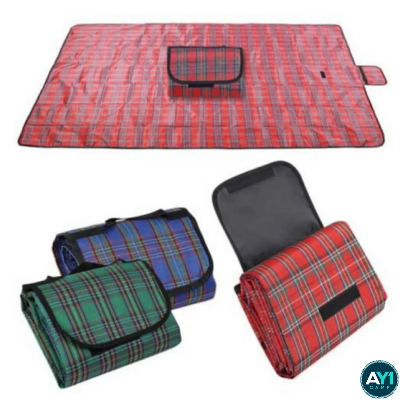 زیرانداز سفری تاشو 150 × 210 سانتی‌متر( ضد آب و مقاوم)