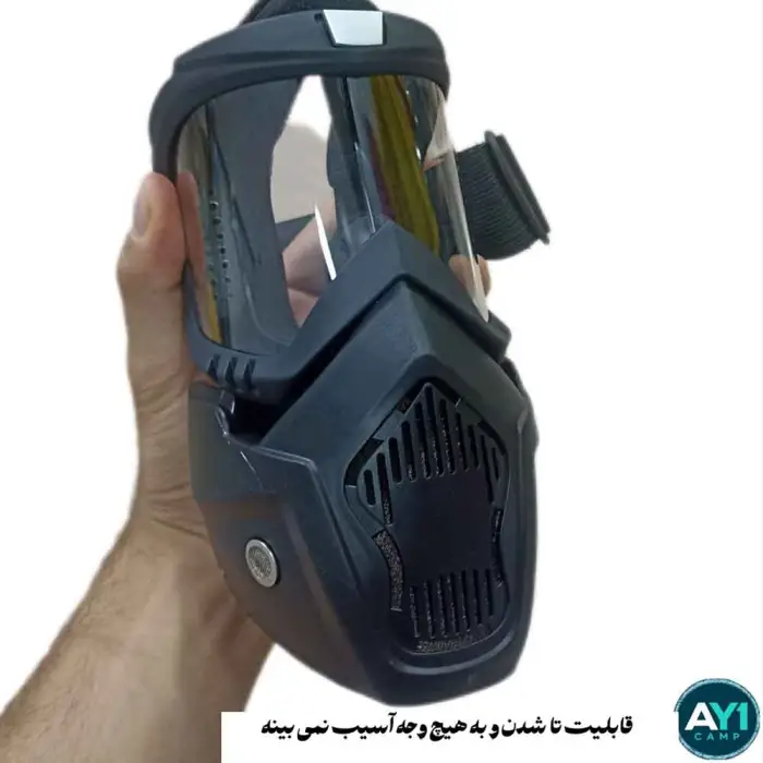 ماسک صورت مخصوص موتور سواری با قابلیت ضد شکنندگی مواد اولیه