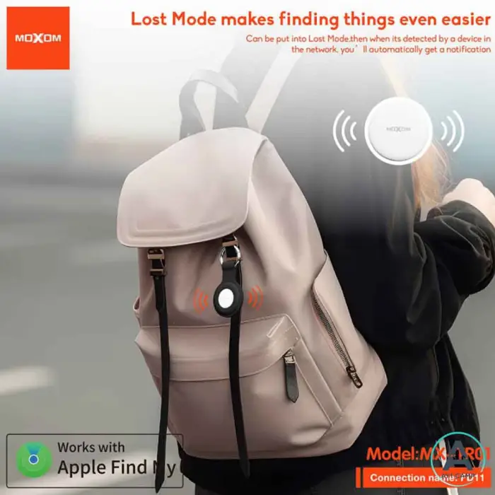 جاکلیدی و تگ ردیاب ضد سرقت فراموشی مدل MOXOM MX-TR01