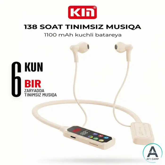 هدفون گردنی رم خور کیم مدل KL101