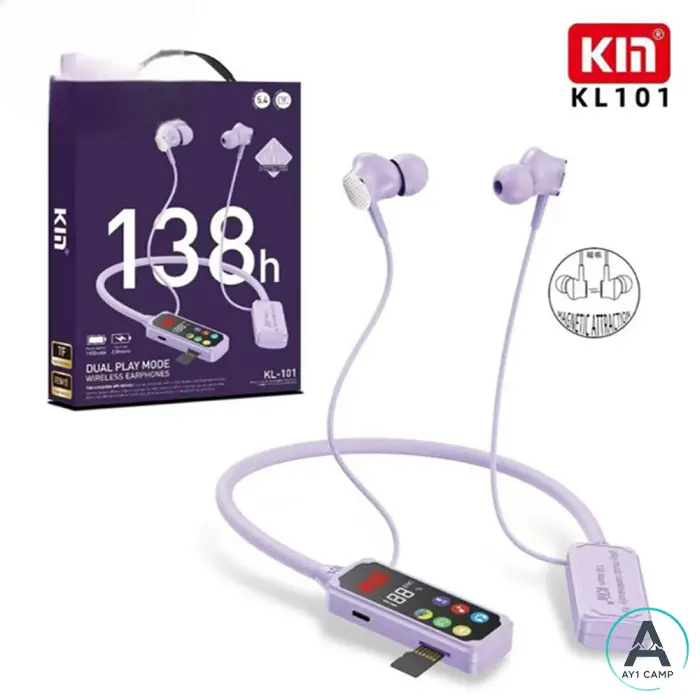 هدفون گردنی رم خور کیم مدل KL101