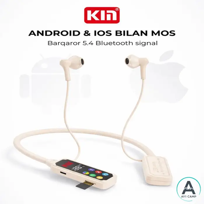 هدفون گردنی رم خور کیم مدل KL101