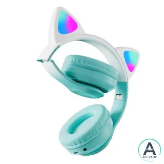 هدفون بلوتوثی مدل STN-28 Pro طرح جدید Cat Ear