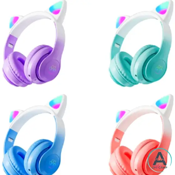 هدفون بلوتوثی مدل STN-28 Pro طرح جدید Cat Ear