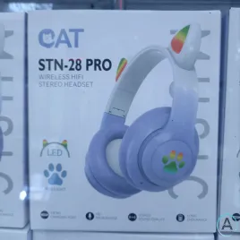 هدفون بلوتوثی مدل STN-28 Pro طرح جدید Cat Ear