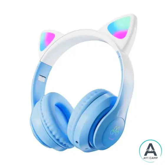هدفون بلوتوثی مدل STN-28 Pro طرح جدید Cat Ear