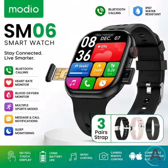 ساعت هوشمند سیمکارتی مدل SM06