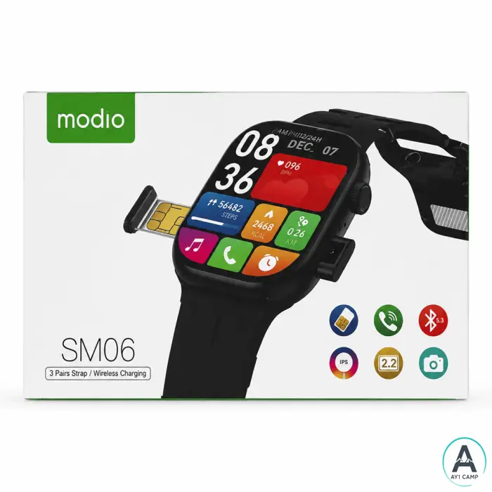 ساعت هوشمند سیمکارتی مدل SM06