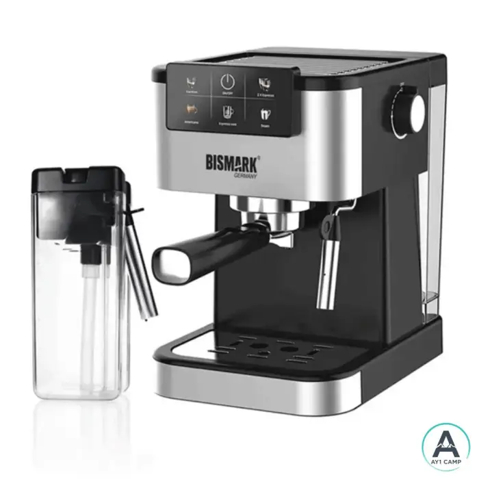 اسپرسو ساز بیسمارک مدل BM2290 با مخزن شیر ظرفیت 1.8L
