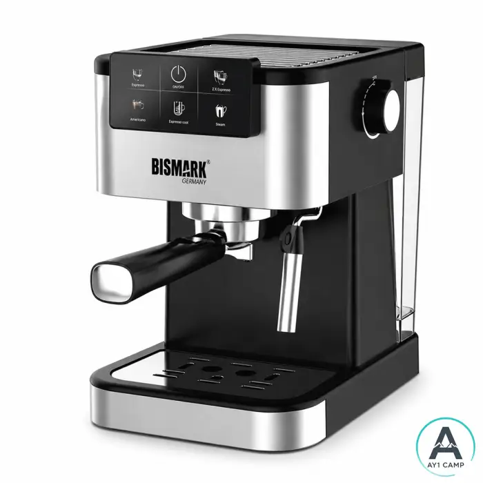 اسپرسو ساز بیسمارک مدل BM2290 با مخزن شیر ظرفیت 1.8L
