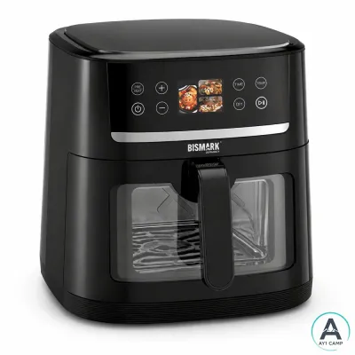 سرخ کن بدون روغن بیسمارک مدل BM-3570 با ظرفیت 8L