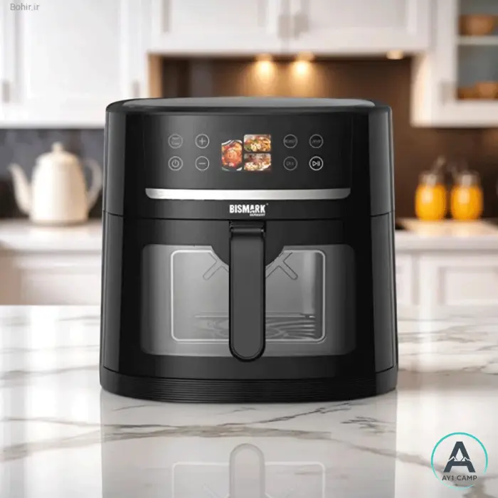 سرخ کن بدون روغن بیسمارک مدل BM-3570 با ظرفیت 8L