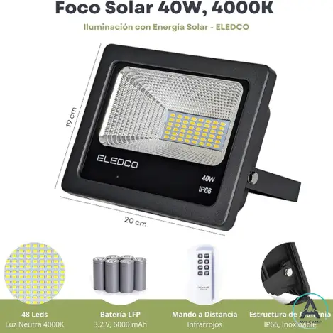 پروژوکتور مدل SOLAR خورشیدی40w