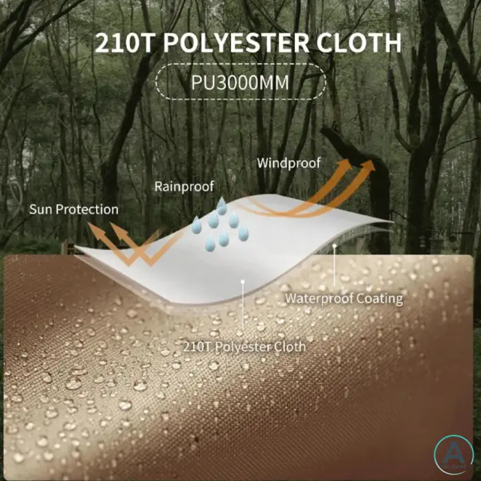 چادر 4 نفره نیچرهایک مدل NH21ZP001