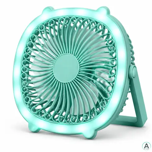 پنکه رومیزی شارژی LED دار مدل Gentle Breeze