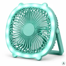 پنکه رومیزی شارژی LED دار مدل Gentle Breeze