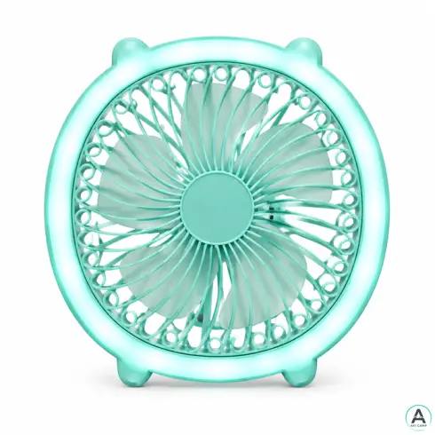 پنکه رومیزی شارژی LED دار مدل Gentle Breeze
