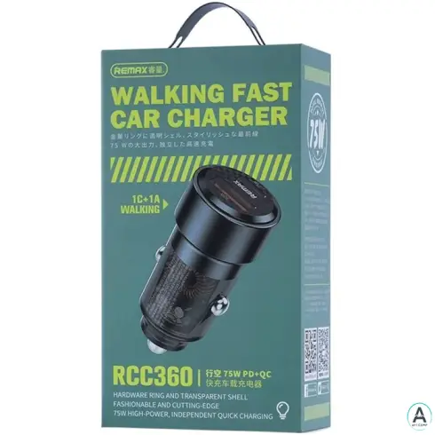 شارژر فندکی فست شارژ ریمکسREMAX مدلRCC360
