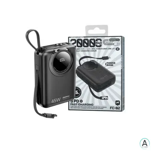 پاوربانک 45 وات ریمکس مدل FC-02 ظرفیت 20000 میلی آمپر ساعت