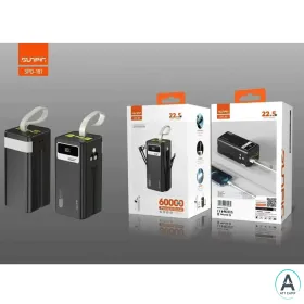 پاوربانک سانپین مدل SPD-181 با ظرفیت 60000