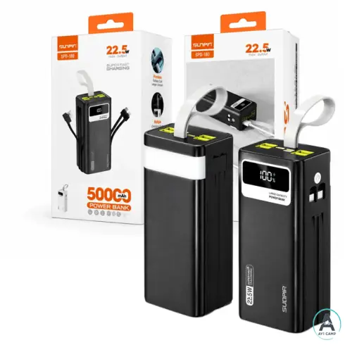 پاوربانک سان‌پین مدل SPD-180 با ظرفیت 50000