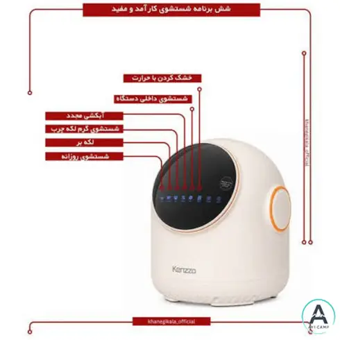 مینی لباسشویی هوشمند کنزو مدل KENZZO KM-W02