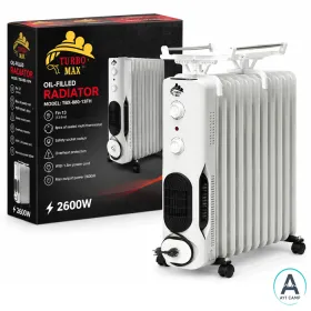 شوفاژ برقی توربو مکس مدل TBX- 2600 وات 2600 وات - توربو مکس
