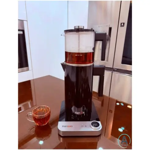 چای ساز کنزو مدل KT1510 ظرفیت 1.7 لیتر با کتری استیل ضد زنگ