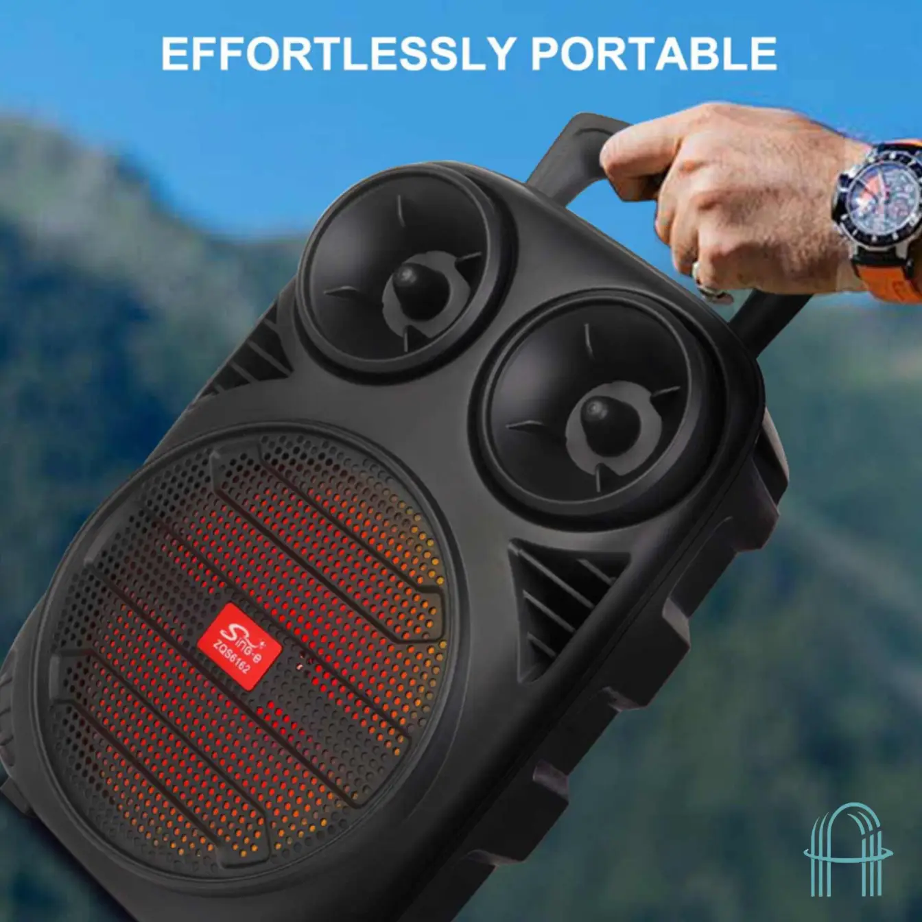 اسپیکر 10W بی سیم Sing-e مدل ZQS-6162 -رنگ مشکی