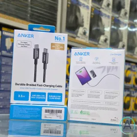 کابل کنفی دو سر تایپ سی 60 واتی Anker