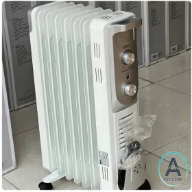 شوفاژ برقی روغنی فکر آلمان مدل RF-09 Turbo Plus نه پره - بدون فن