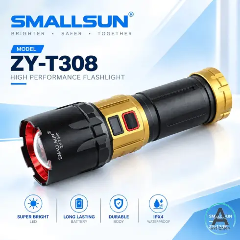 چراغ قوه پلیسی زوم دار اسمال سان SMALL SUN ZY-T308