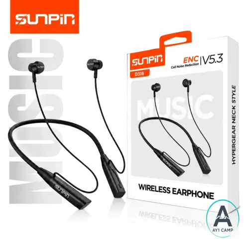 هندزفری بلوتوث گردنی سانپین (SUNPIN) مدل D316