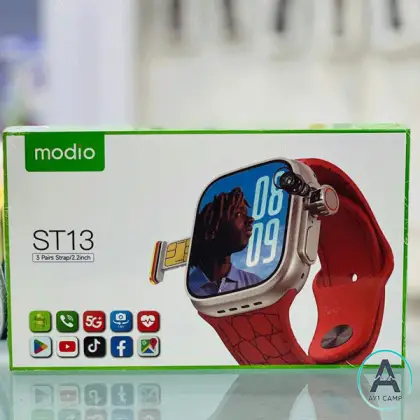 ساعت هوشمند Modio ST13 5G | سیم‌کارت‌خور با نمایشگر 2.2 اینچی و دوربین