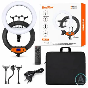 رینگ لایت NeePho مدل NP-18 | همراه با 3 پایه