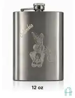 هیپ فلاسک استیل(قمقمه جیبی) طرح دار مدل 9.10.12OZ