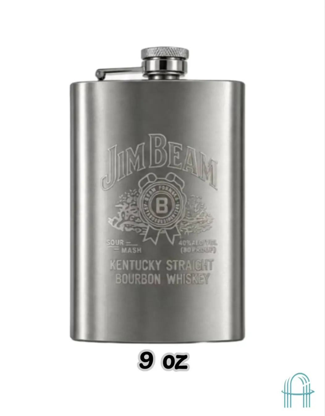 هیپ فلاسک استیل(قمقمه جیبی) طرح دار مدل 9.10.12OZ (04)