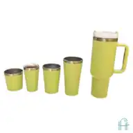 مجموعه 5 عددی ماگ استنلی نی دار Stanley mug 5 pieces (های کپی)