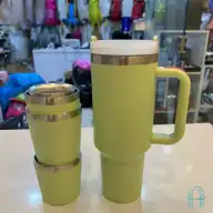 مجموعه 5 عددی ماگ استنلی نی دار Stanley mug 5 pieces (های کپی)