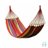 تخت آویز و ننو 1 نفره چوبدار مسافرتی