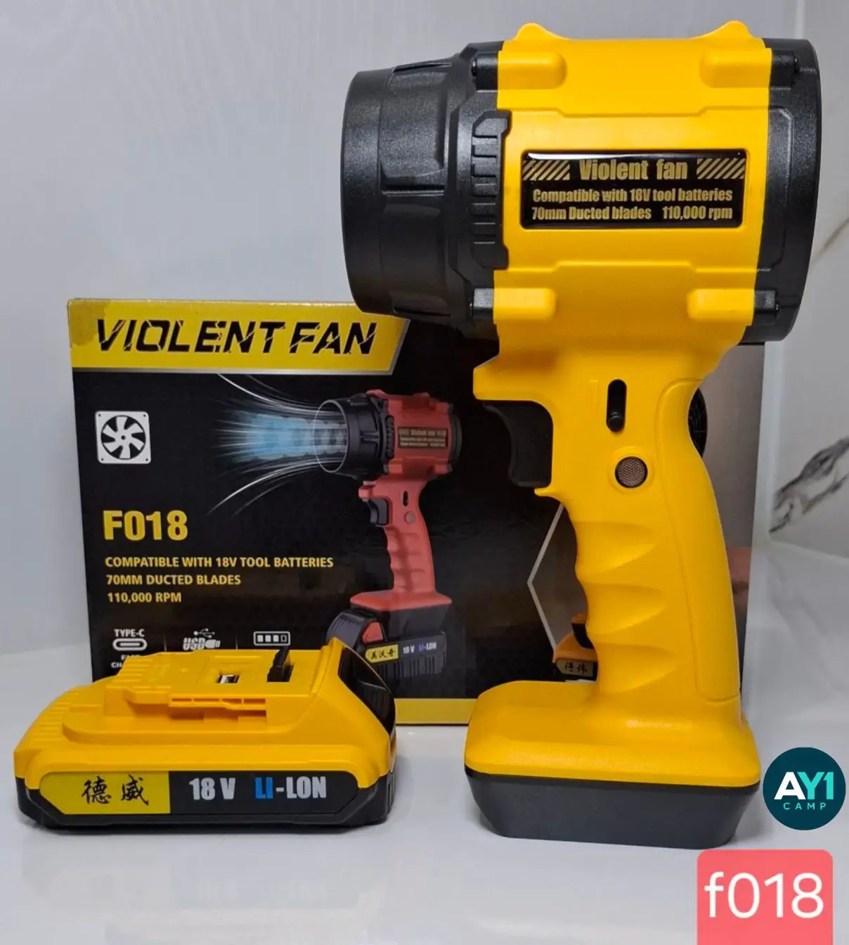 دستگاه سوپر جت فن 18 وات ویولت مدل VIOLET FAN مدل F018