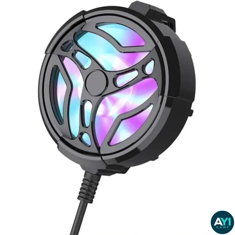 فن خنک کننده موبایل RGB دار AL-01