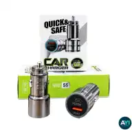 شارژر فندکی ماشین 55W مدل QY-25