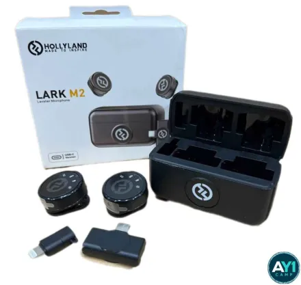 میکروفون کمبو بیسیم دو نفره هالی لند مدل LARK M2